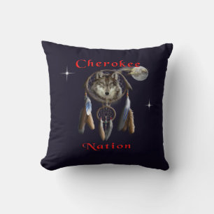 Cherokee nation throw pillow