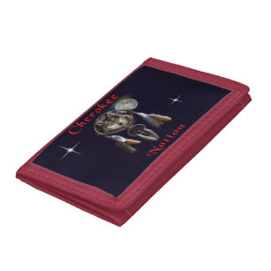 Cherokee nation tri-fold wallet