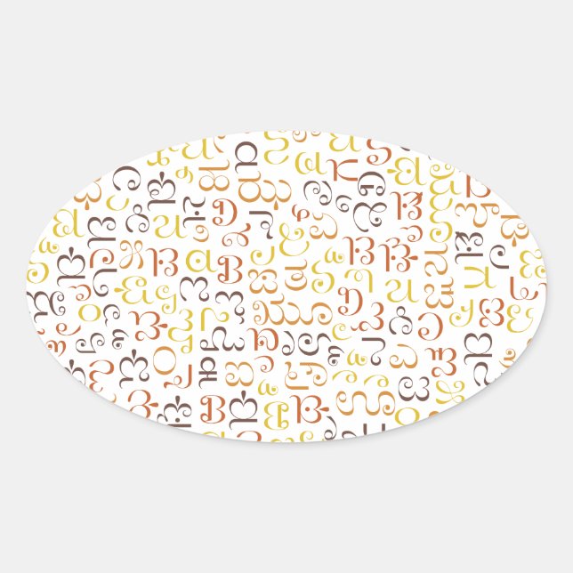 Cherokee Oval Sticker (Front)