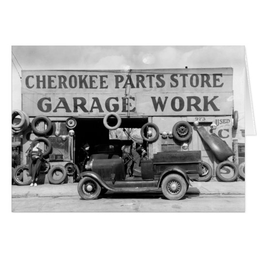 Cherokee Parts Store, 1936 Cards (Front Horizontal)