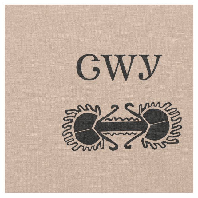 Cherokee Pattern Fabric (Close Up)