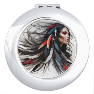 Cherokee Pride 4 Compact Mirror