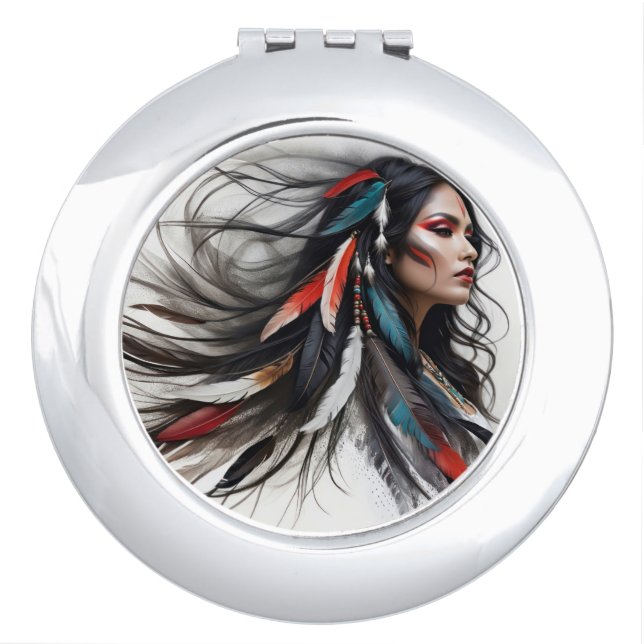 Cherokee Pride 4 Compact Mirror (Front)
