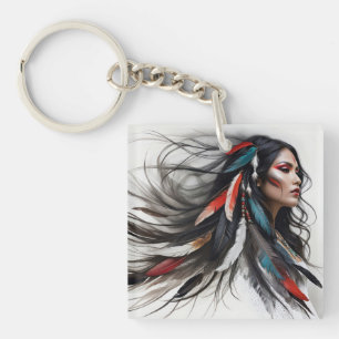 Cherokee Pride 4 Keychain