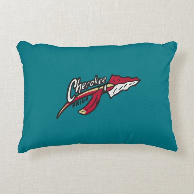 Cherokee Pride Accent Pillow (Front)