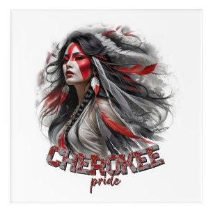 Cherokee Pride Acrylic Print