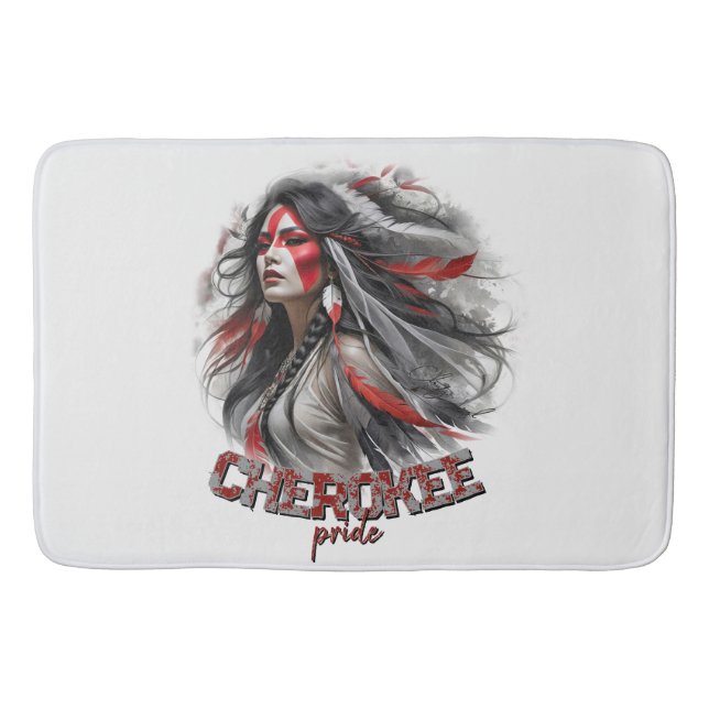 Cherokee Pride Bath Mat (Front)