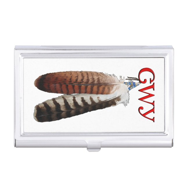 Cherokee Pride Business Card Case (Front)