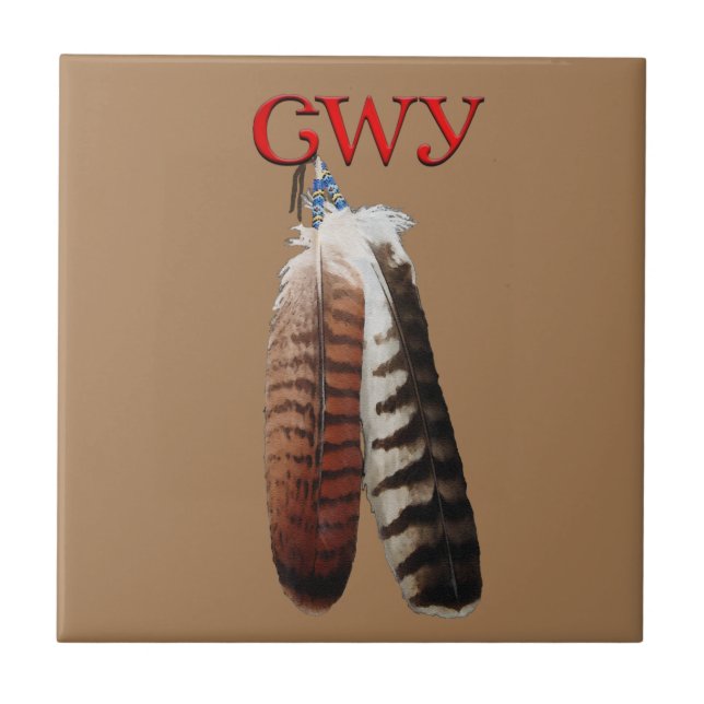 Cherokee Pride Ceramic Tile (Front)
