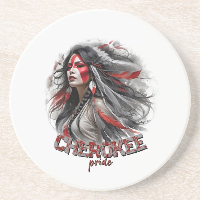 Cherokee Pride Coaster (Front)