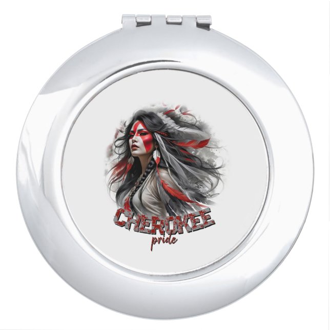Cherokee Pride Compact Mirror (Front)