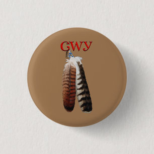 Cherokee Pride Earrings Button