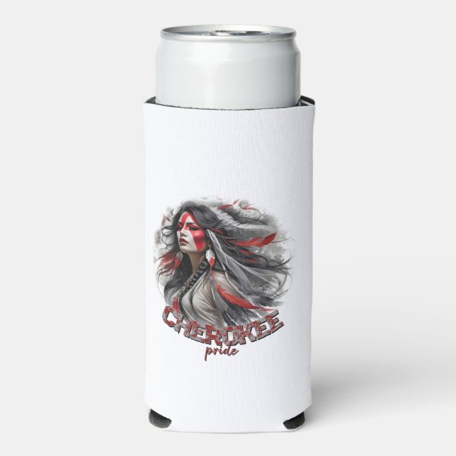 Cherokee Pride Seltzer Can Cooler (Seltzer Front)