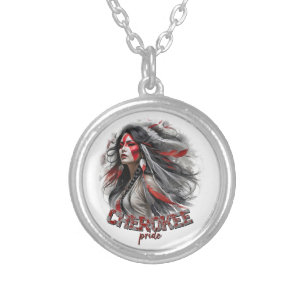Cherokee Pride Silver Plated Necklace