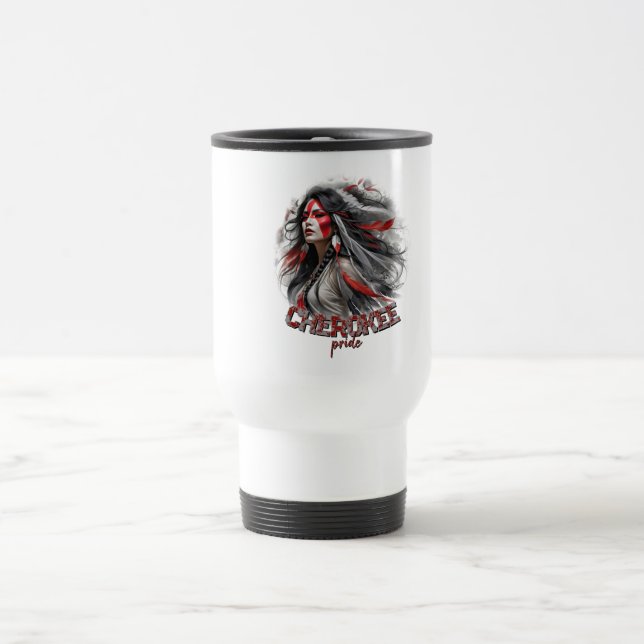 Cherokee Pride Travel Mug (Center)