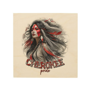 Cherokee Pride Wood Wall Art