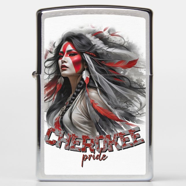 Cherokee Pride Zippo Lighter (Front)