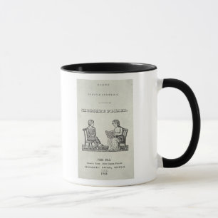 Cherokee Primer, 1845 (engraving) Mug