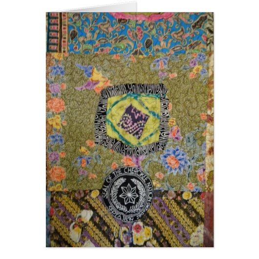 Cherokee Quilt Card (Front)