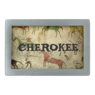 Cherokee Rectangular Belt Buckle