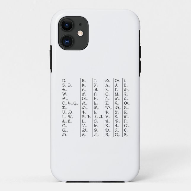 Cherokee Syllabary Customize Case-Mate iPhone Case (Back)