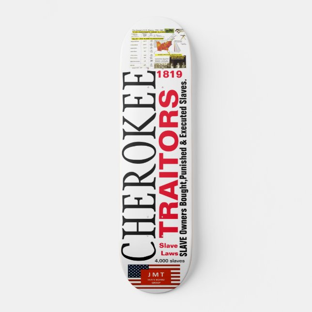 CHEROKEE TRAITORS Skateboard (Front)
