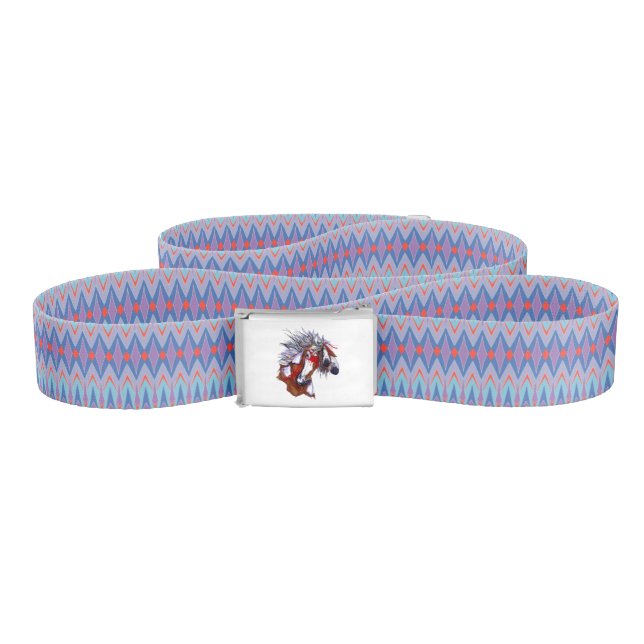 Cherokee War Horse Belt (Zig-Zag)