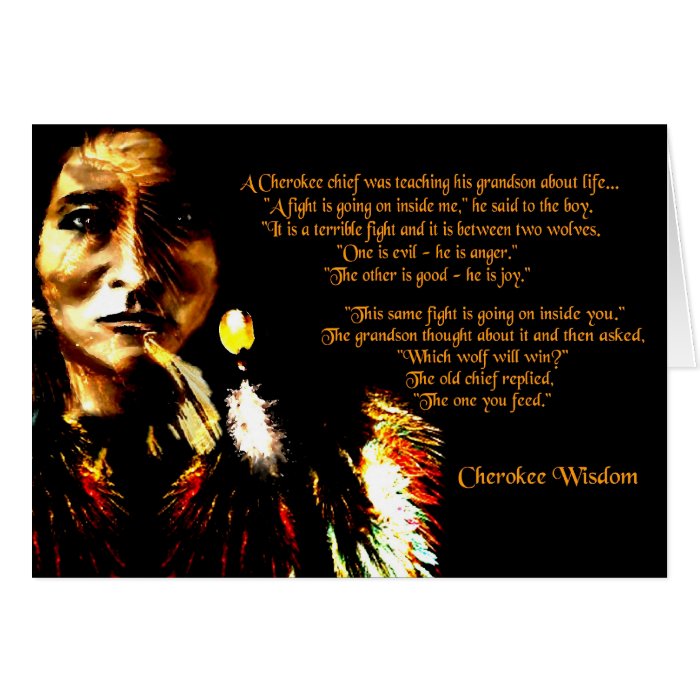 Cherokee Wisdom Greeting Cards