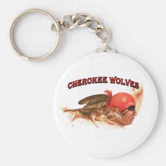 Cherokee Wolves Keychain