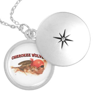 Cherokee Wolves Locket Necklace