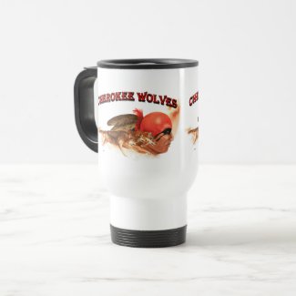 Cherokee Wolves Travel Mug