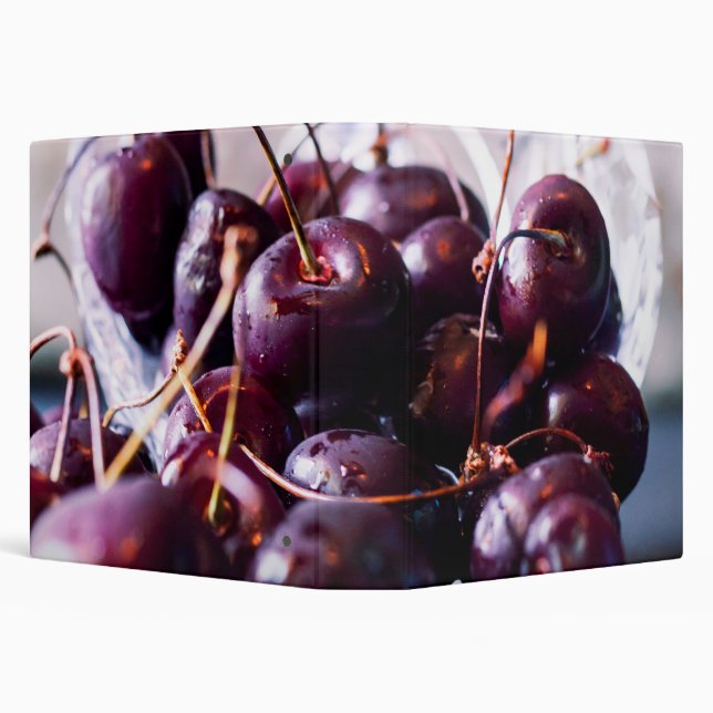 Cherries 3 Ring Binder (Background)