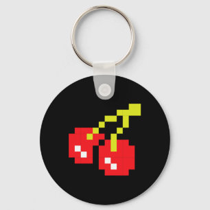 Cherries 80s Video Game Halloween Costume Easy Gro Keychain