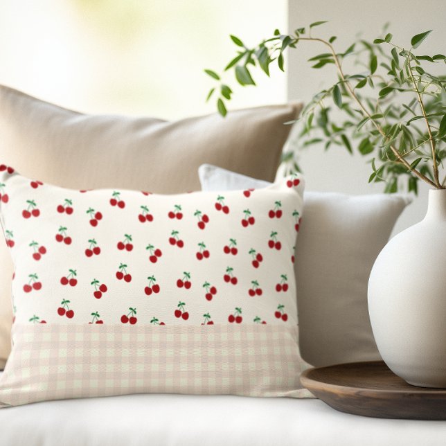 Cherries Accent Pillow (Creator Uploaded)