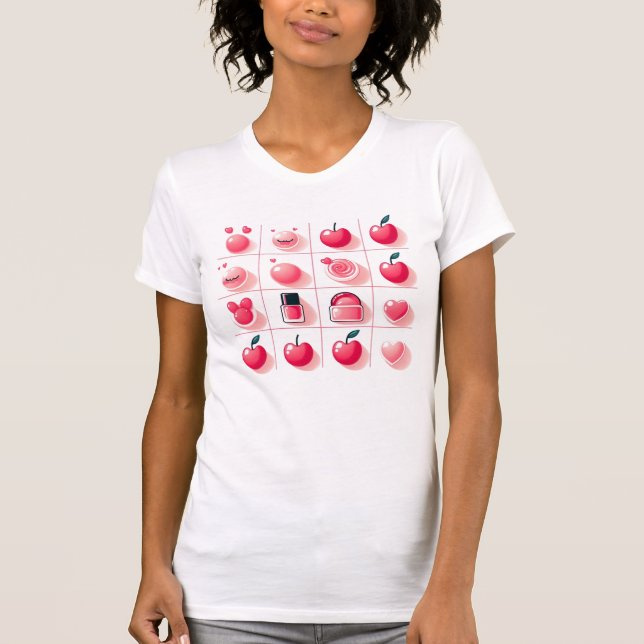 Cherries Aesthetic Delight  T-Shirt (Front)