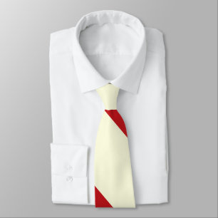 Cherries and Cream Broad University Stripe Neck Tie