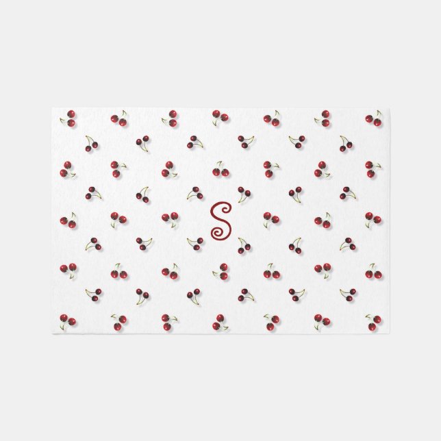 Cherries Area Rug (Front)