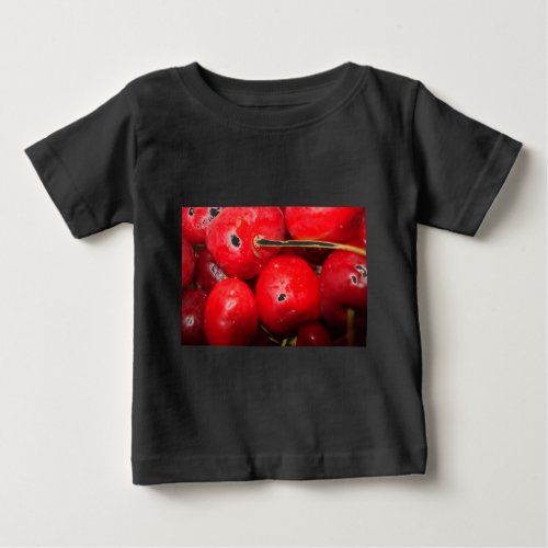 Cherries Art Photo Baby T_Shirt