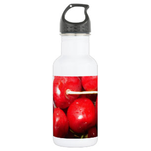 Cherries Art Photo Stainless Steel Water Bottle