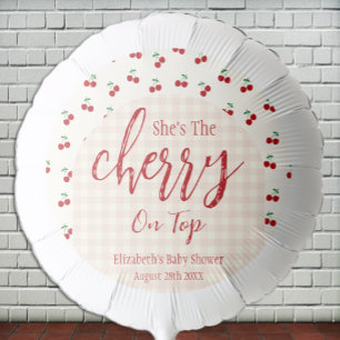 Cherries Baby Shower Balloon