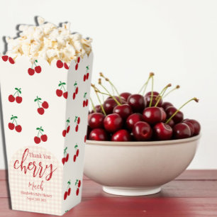 Cherries Baby Shower Favor Boxes