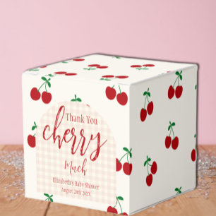 Cherries Baby Shower Favor Boxes