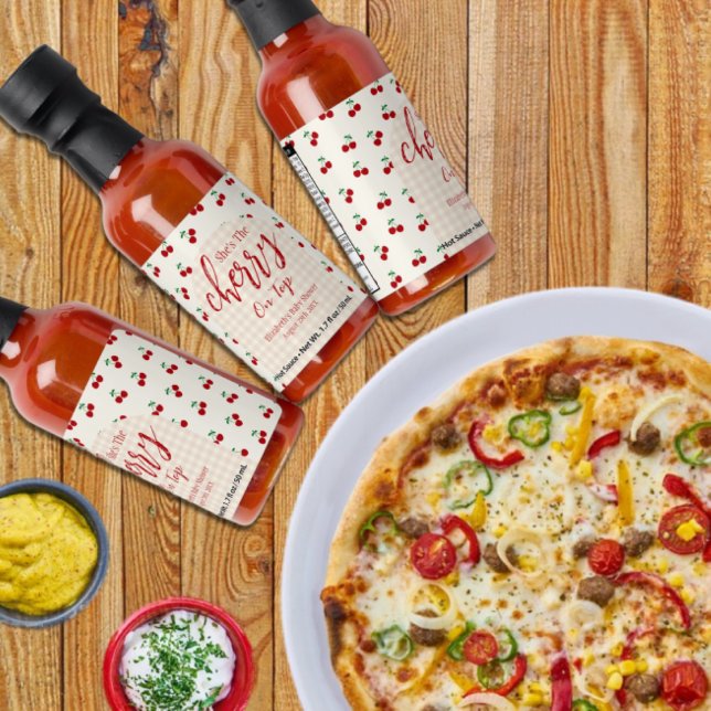 Cherries Baby Shower Hot Sauces (Creator Uploaded)