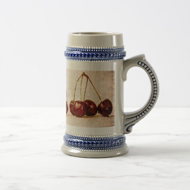 Cherries Beer Stein (Right)