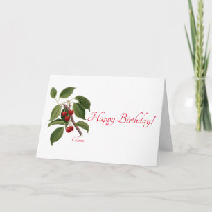"Cherries" Birthday Card