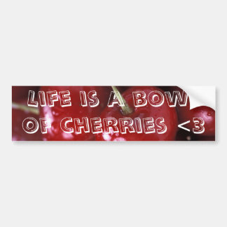 CHERRIES BUMPER STICKER
