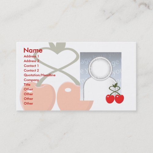 Cherries - Business Business Card Template