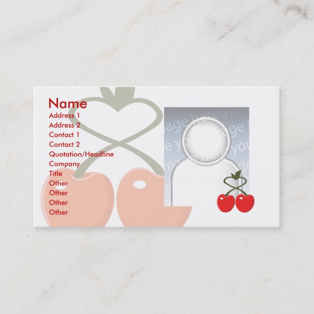 Cherries - Business Business Card (Front)