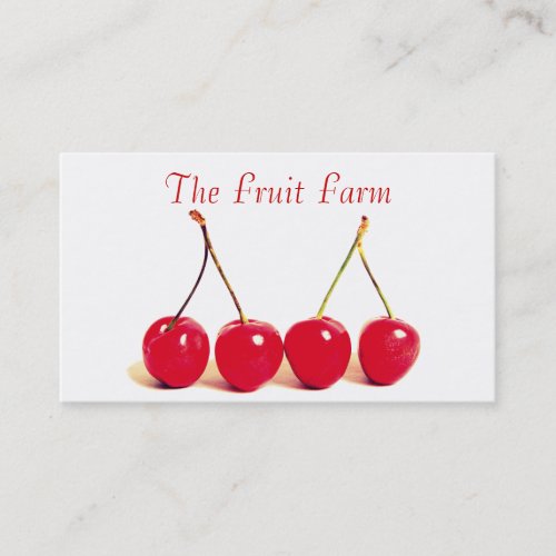 Cherries Business Card Templates