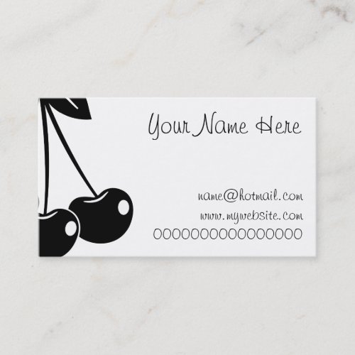Cherries Business Card Template